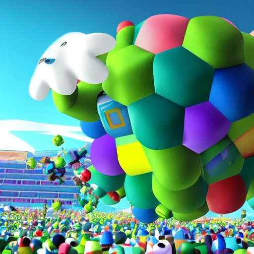 Prompt: katamari damacy, photo, realistic, ultra detailed, 4k