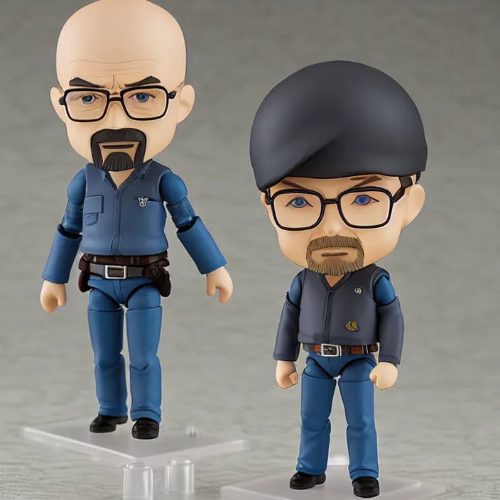 Image similar to walter white, an anime nendoroid of walter white, figurine, detailed product photo