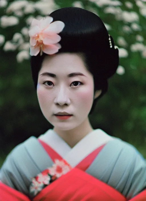 Image similar to Portrait Photograph of a Japanese Geisha Agfa Optima 100