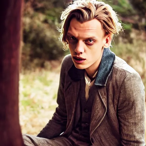 Image similar to jamie campbell bower, storybook