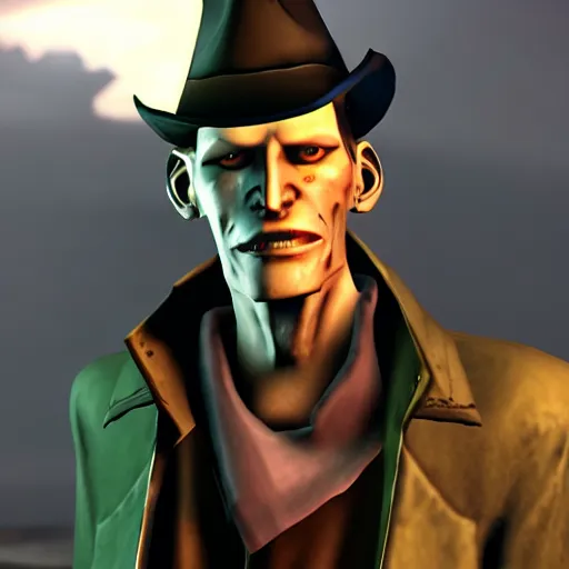 Image similar to nick valentine from fallout 4