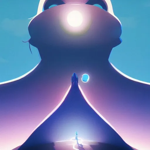 Image similar to face icon stylized minimalist the day the earth stood still 1 9 5 1, loftis, cory behance hd by jesper ejsing, by rhads, makoto shinkai and lois van baarle, ilya kuvshinov, rossdraws global illumination