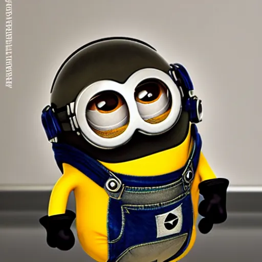 Prompt: Minion in Spacesuit