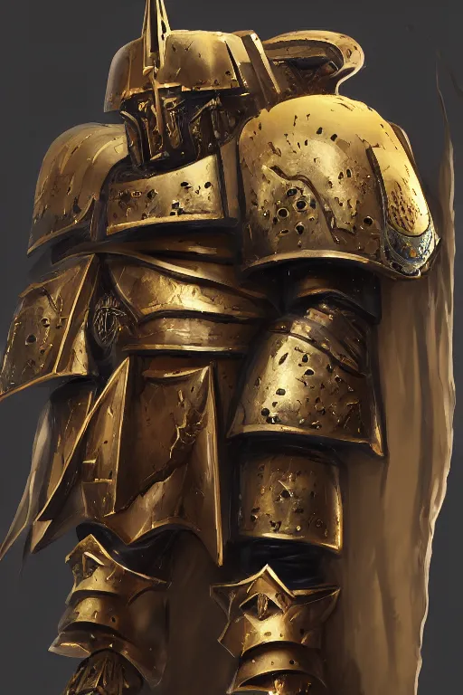 Image similar to armor portrait heros warhammer 4 0 k horus heresy fanart - the primarchs emperor by johannes helgeson animated with vfx concept artist & illustrator global illumination ray tracing hdr fanart arstation zbrush central hardmesh 8 k octane renderer comics stylized