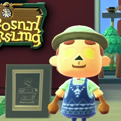 Image similar to ron pearlman in Animal Crossing