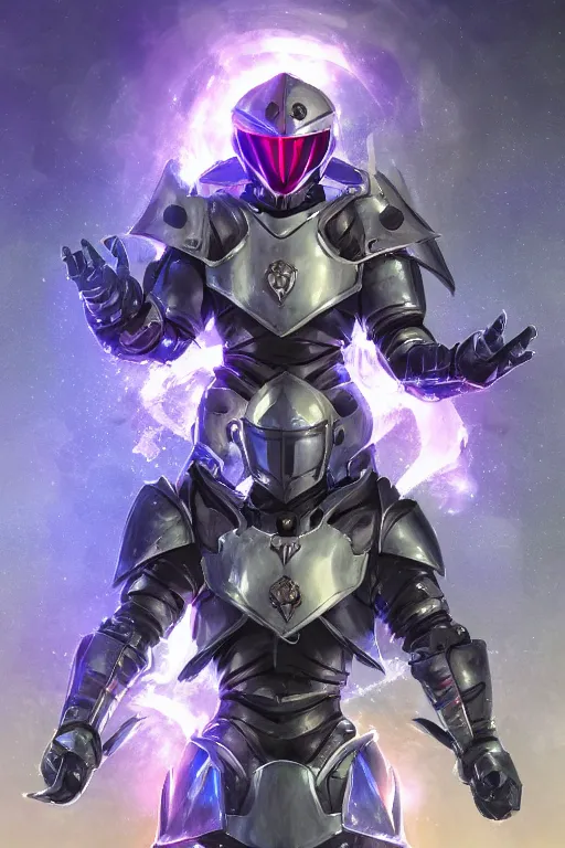 Image similar to helmet armor guardian destiny in witch queen illumination ray tracing hdr fanart arstation by sung choi robot ninja mask and eric pfeiffer and gabriel garza and casper konefal