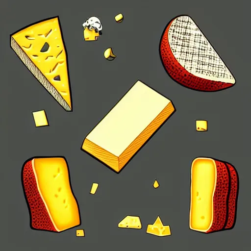 Image similar to cheese shower, illustration, digital art 4 k, detailed