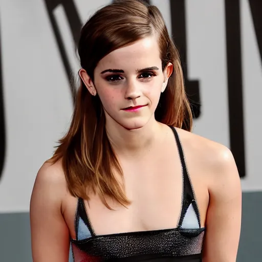 Image similar to emma watson extremely muscular