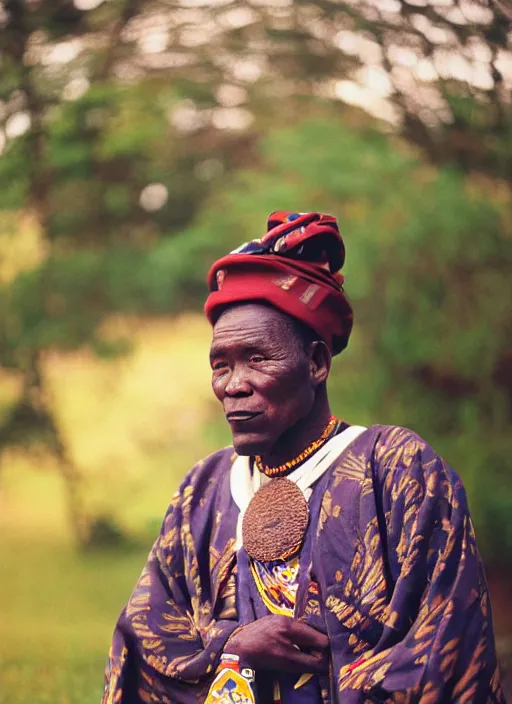 analogue photo of an igbo chief in Haori & Hakama, | Stable Diffusion ...