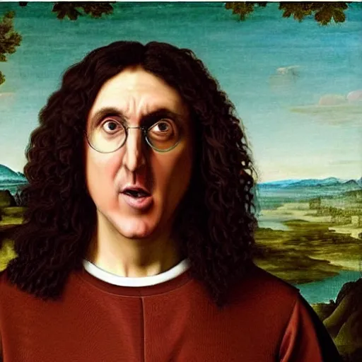 Prompt: Renaissance Painting of Weird Al Yankovic