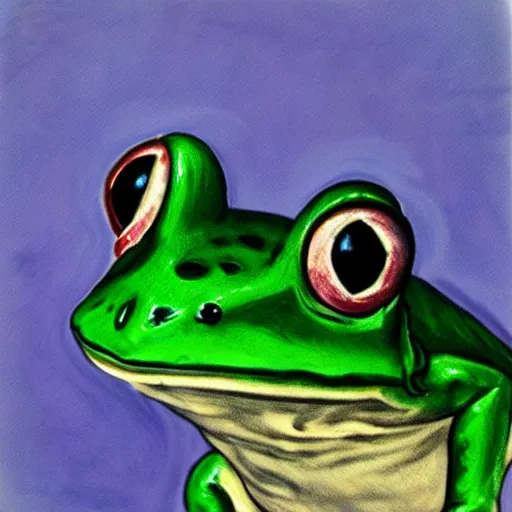 Image similar to cute frog portrait