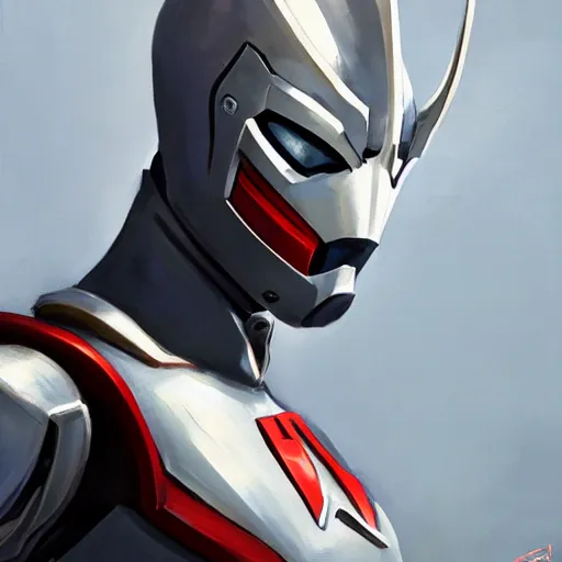 Image similar to greg manchess portrait painting of armored spiderman ultraman grey fox from metal gear cyborg gay japanese - american hybrid as overwatch character, medium shot, asymmetrical, profile picture, organic painting, sunny day, matte painting, bold shapes, hard edges, street art, trending on artstation, by huang guangjian and ail elvgren and sachin teng