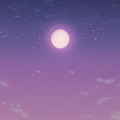 Image similar to a light pink heart with a moon texture, by makoto shinkai