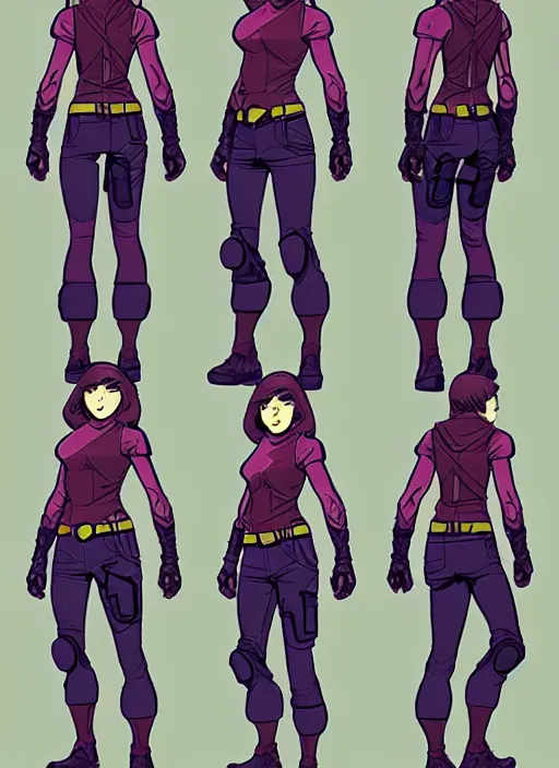 Image similar to the female protagonist, animation character design by jack kirby, action - adventure, sharp detail, artstation trending, conceptart. com