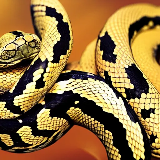 Image similar to snakes with human traits