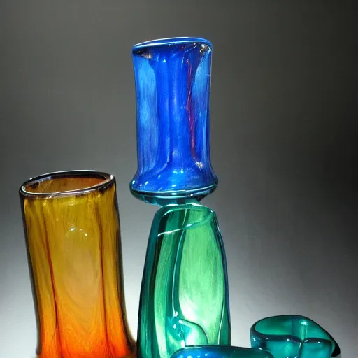 Prompt: tumblr callout post made of blown glass