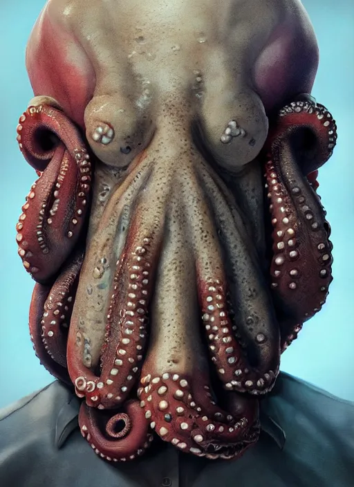 Prompt: 3 0 0 0 ( dr. john a. zoidberg ), with octopus tenticles face portrait photography feroflex photorealistic studio lighting ektachrome detailed intricate face details, ultradetails, beautiful face, realistic shaded perfect face, extremely fine details, artstation