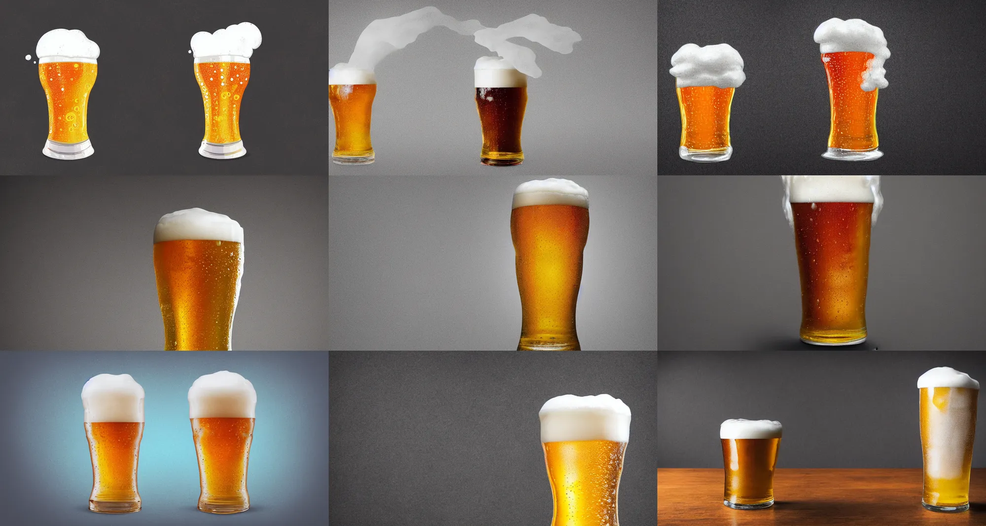 Prompt: pint of a cold beer with foam on top, high details, sharp lighting, sketch, trending