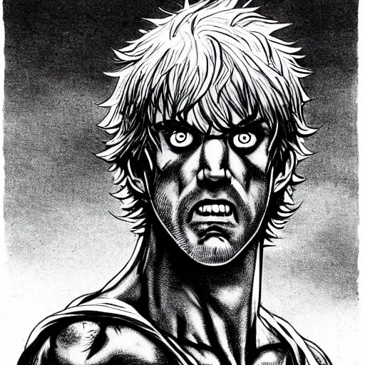 Prompt: Ryan Reynolds disguised as Shaggy from Scooby Doo, concept art, sharp focus, illustration in pen an ink, by  Kentaro Miura