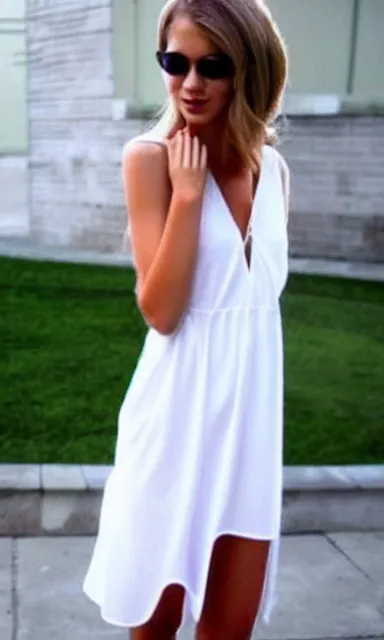 Image similar to a beautiful white summer dress, concept image, product image, trending on pintrest