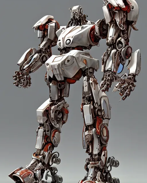 Image similar to modern minimal mecha by frank franzetta, biomechanical, 4 k, hyper detailed