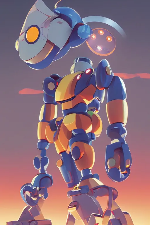 Image similar to metabots medabots medarotto medarot robot minimalist comics, behance hd by jesper ejsing, by rhads, makoto shinkai and lois van baarle, ilya kuvshinov, rossdraws global illumination ray tracing hdr radiating a glowing aura