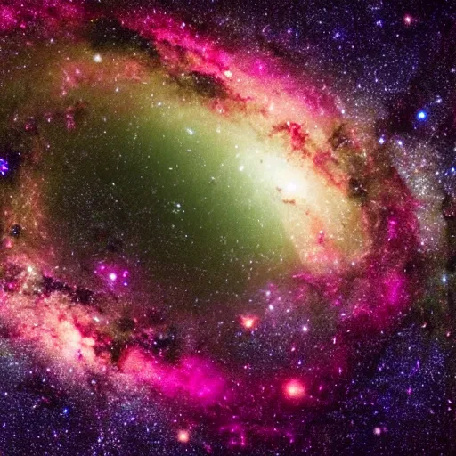 Image similar to a photo of an impossible galaxy