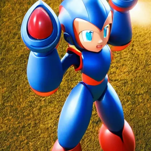 Prompt: live action mega man movie