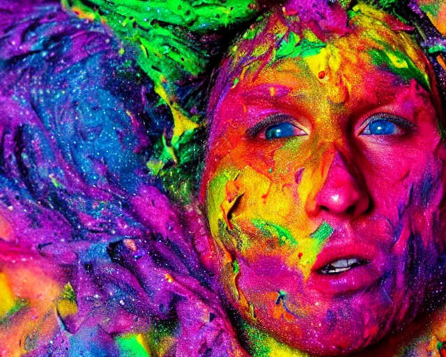 still shot close up footage of a human head explodes Stable Diffusion