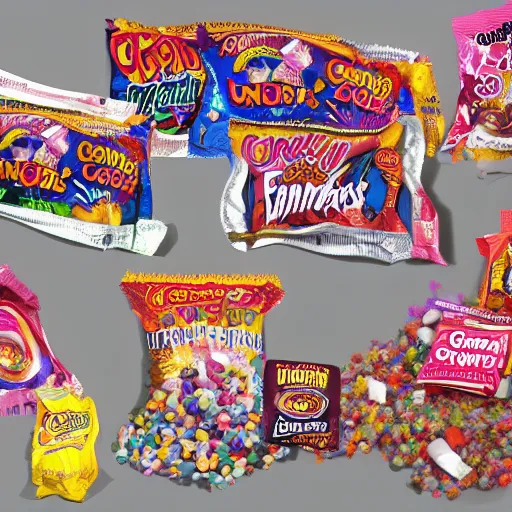 Image similar to The fatal after effects of Willy Wonka’s untested and banned candy, and the corpses it turned unrecognizable —cfg_scale 3