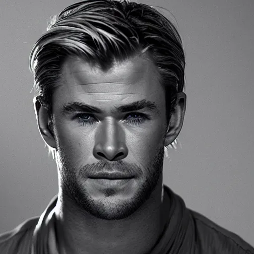 Prompt: Chris Hemsworth closeup intricate elegant highly detailed photorealistic