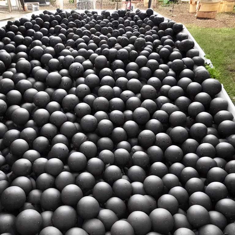 Image similar to An extremely spooky gothic ball pit