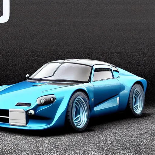 Image similar to “Renault Alpine A110 if it were made in 1984”