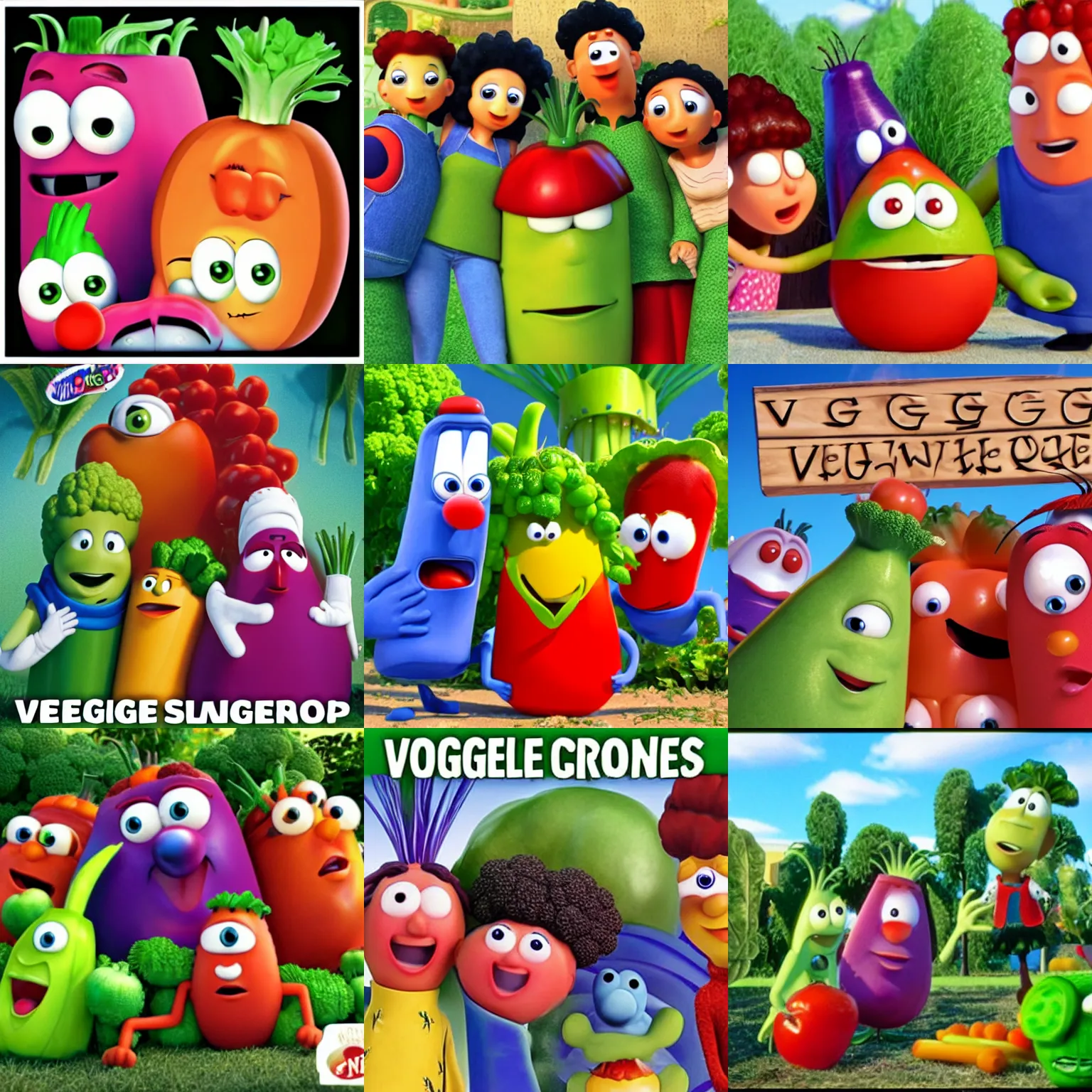 veggie tales gang violence | Stable Diffusion | OpenArt