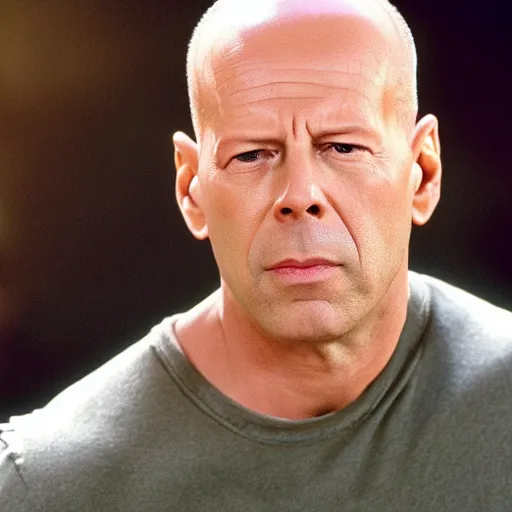 Image similar to bruce willis starring as sam wheat in ghost