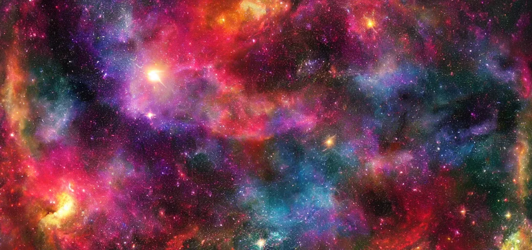 Image similar to Abstract poster of a galaxy