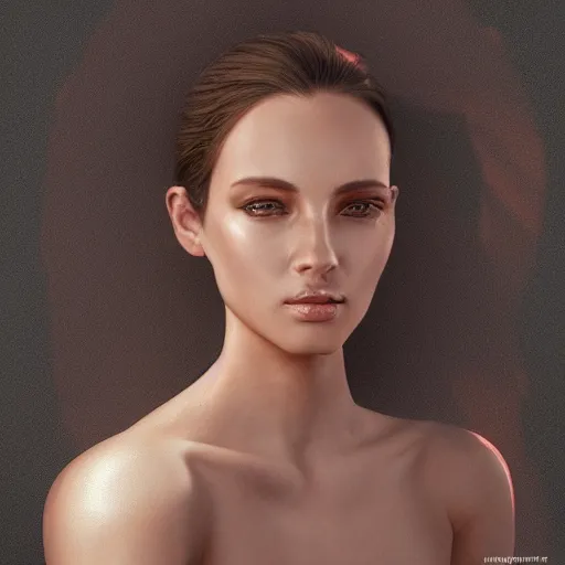 Prompt: Beautiful woman portrait, detailed illustration, dynamic lights, 8k, digital art, by yasar vurdem, Trending on artstation