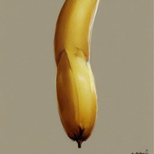 A representative example of banana shank (a combination of long digital