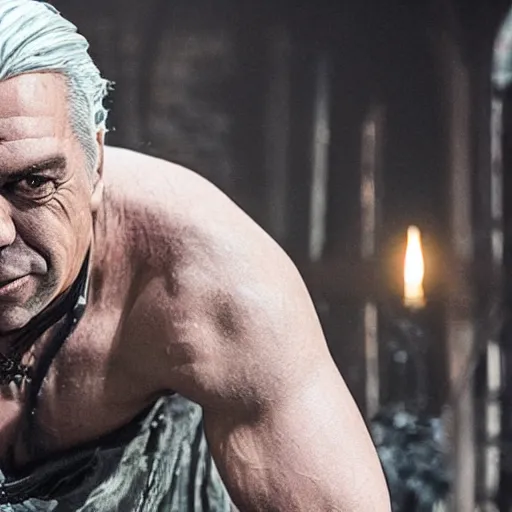 Image similar to Till Lindemann in the Witcher