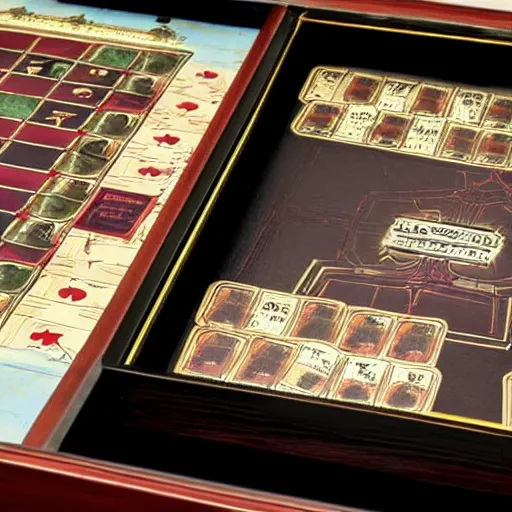 Image similar to box of a very successful game board in sales, thriller game, front shot