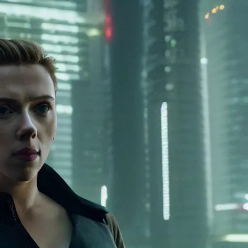 Image similar to a still of Scarlett Johansson in Altered Carbon (2018)