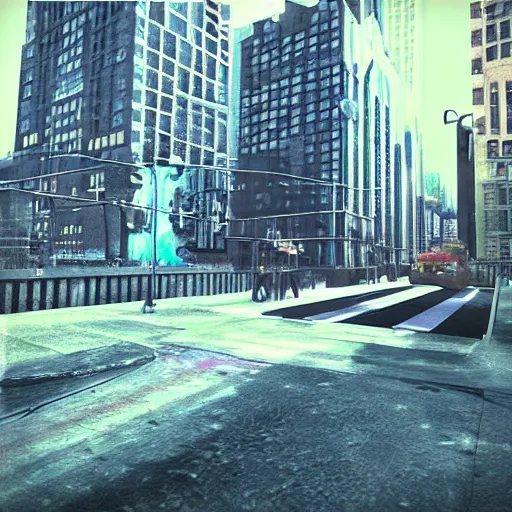 Image similar to “new york city” on lsd, psychedelic, melting walls, unreal engine,