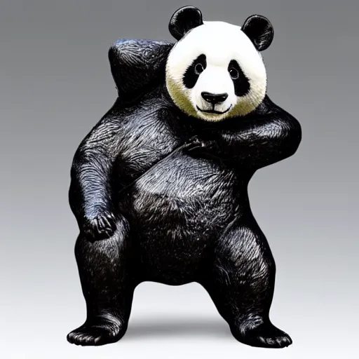 giant panda chrome statue | Stable Diffusion | OpenArt