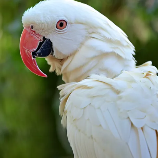 Image similar to albino macaw parrot