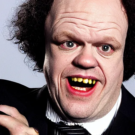 Image similar to john c. reilly as beetlejuice