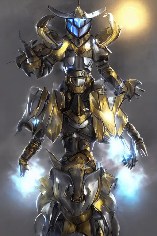 Image similar to helmet armor guardian destiny in witch queen illumination ray tracing hdr fanart arstation by sung choi robot ninja mask and eric pfeiffer and gabriel garza and casper konefal