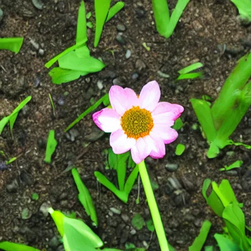 Image similar to poop flower