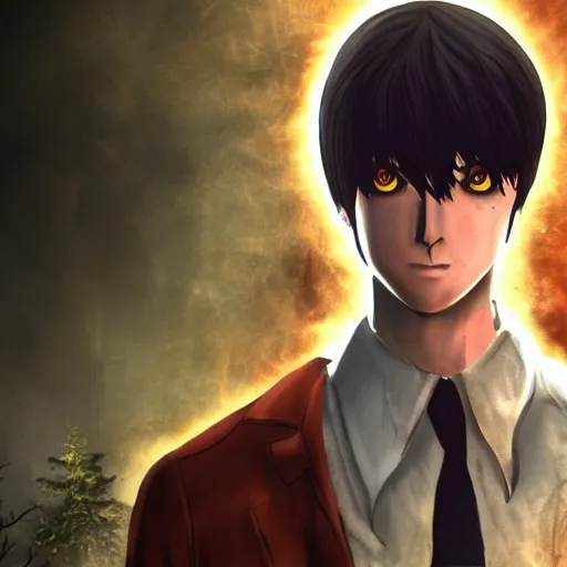 Image similar to Light Yagami in Dead By Daylight game