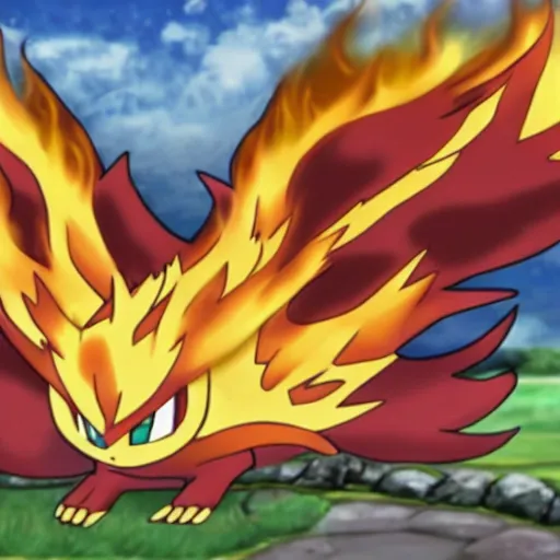 Prompt: new type of fire pokemon