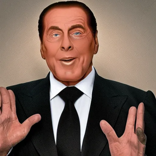 Prompt: silvio berlusconi as homelander